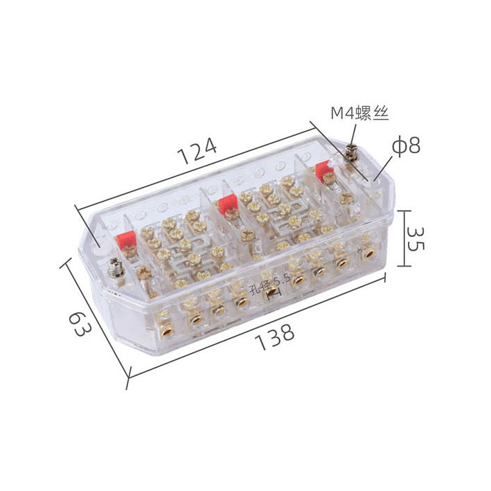 三相三线电能计量联合接线盒